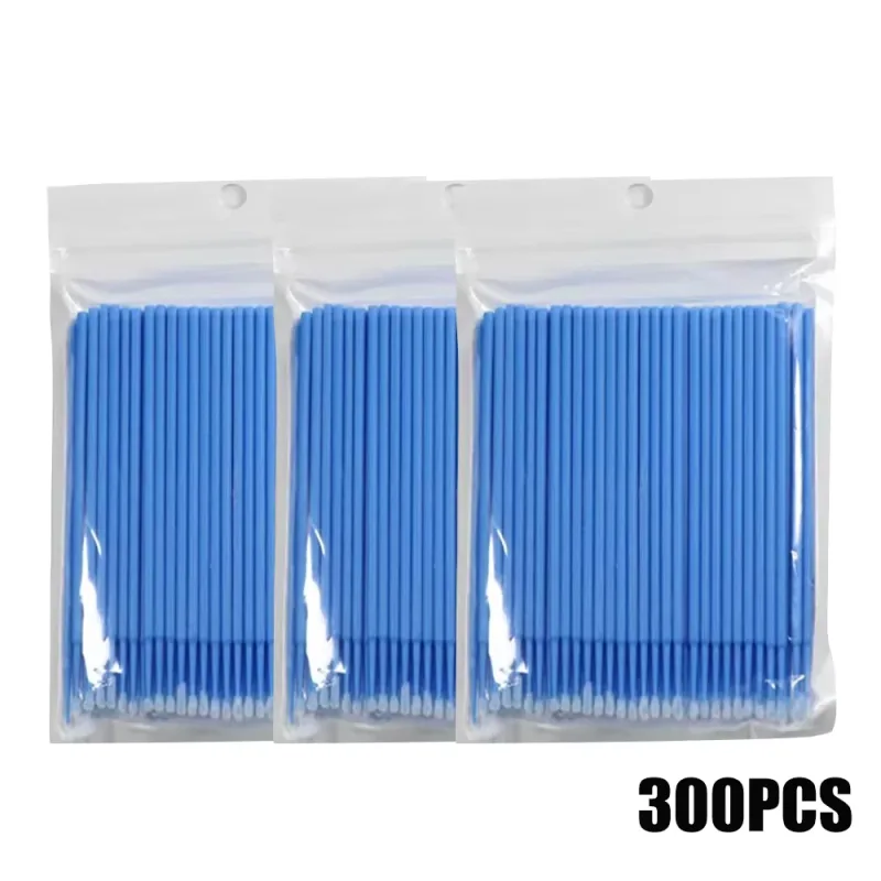 300/2000pcs MicroBrush Eyelash Cleaning Brush Lash Extension Individua Tools For Eyelashes Removing Swab Micro Makeup Brushes