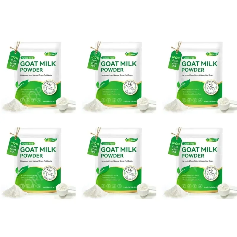 Itawel Goat Milk Nutrition Powder Supplement Grass-Fed Calcium & Protein Support Gluten-Free Easy to Mix 220g 32 Servings — image 12
