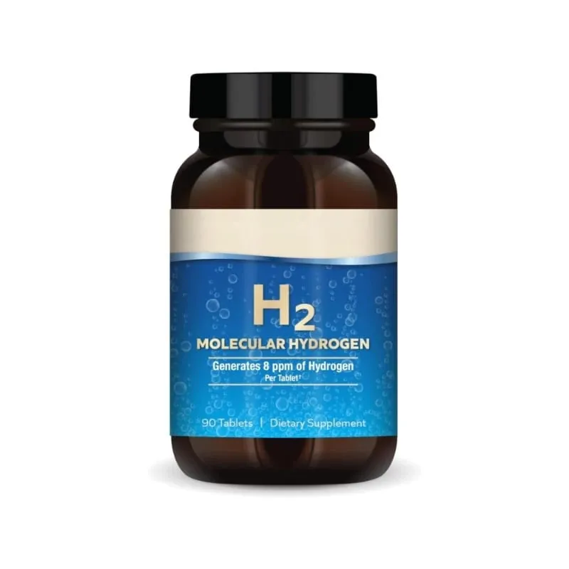 H2 Molecular Hydrogen - Supports Healthy Aging Cellular Energy & Brain Health - with Elemental Magnesium 90 Tablets GMO Free