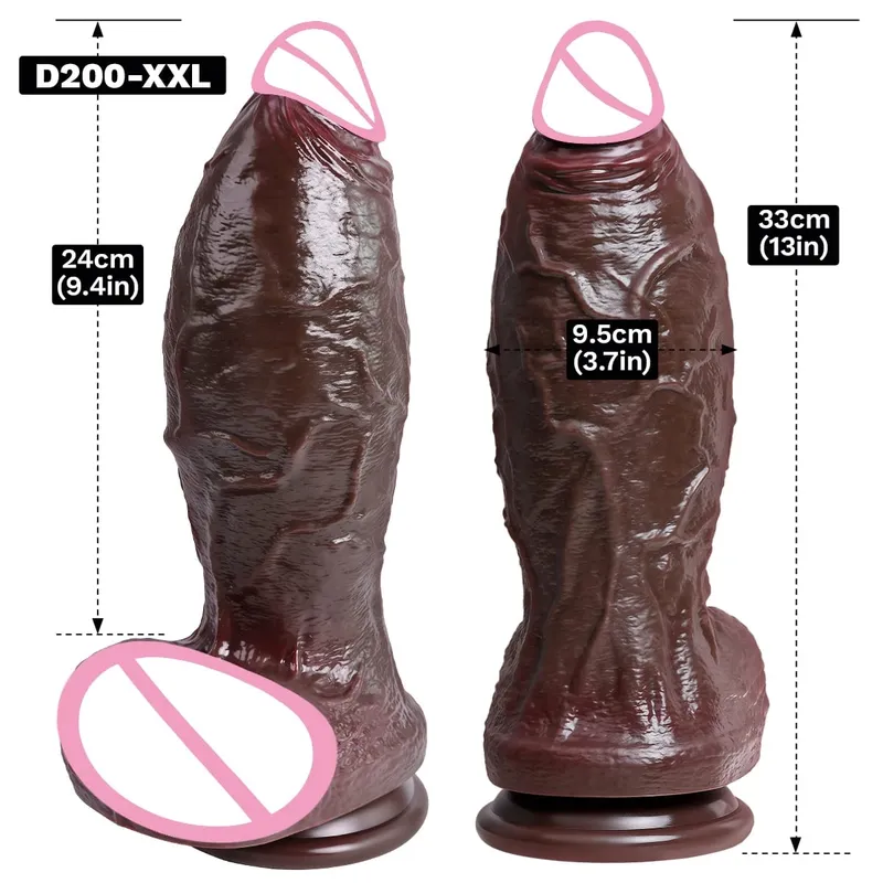 Τεράστια ρεαλιστική Dildo φαντασίας μακρύ πέος Big dick βεντούζα Dildos για γυναίκες Giant XXL πρωκτικά Dildo Sex Toys για Γυναίκες Άντρες Gay — image 10