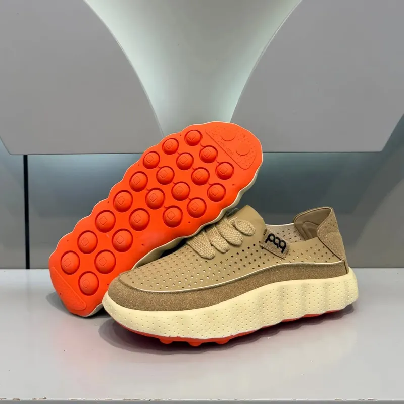 New Summer Men Sneakers Breathable Running Shoes Chunky Platform Casual Shoes Non Slip Male Outdoor Walking Jogging Footwear — image 2
