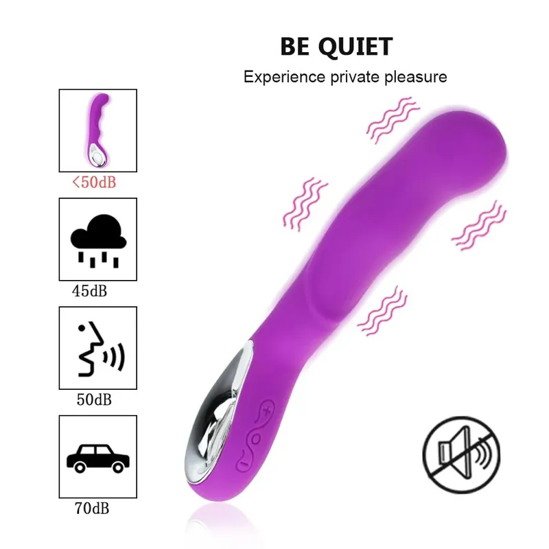 G Spot Dildo Vibrator G Spot Vaginal Stimulator Clitoris Pussy Massager Waterproof Magic Wand Rechargeable Sex Toy para sa mga Babae — image 2