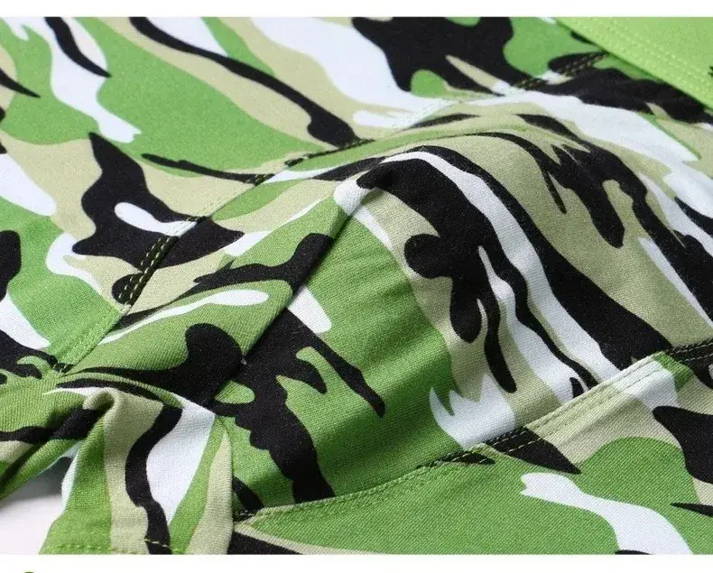 4Pcs Camouflage Boxer Men Underwear High-quality Bamboo Fiber High Elasticity Sexy Men Boxer Shorts Underwear Hombre Underpants — image 2