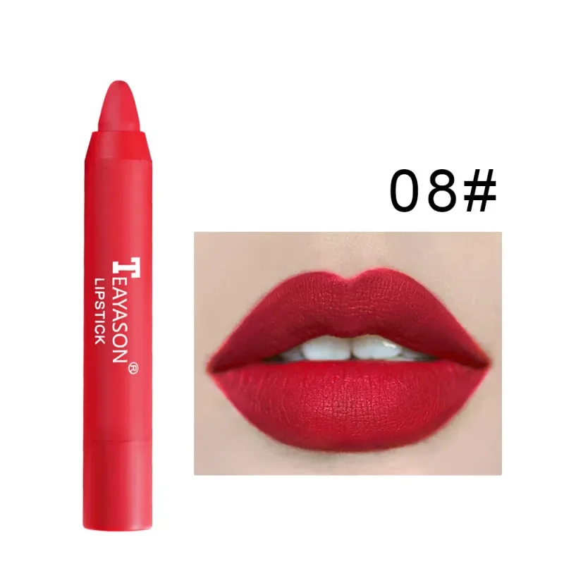 12 Colors Velvet Matte Lipsticks Pencil Waterproof Long Lasting Sexy Red Lip Stick on-Stick Cup Makeup Lip Tint Pen Cosmetic — image 9