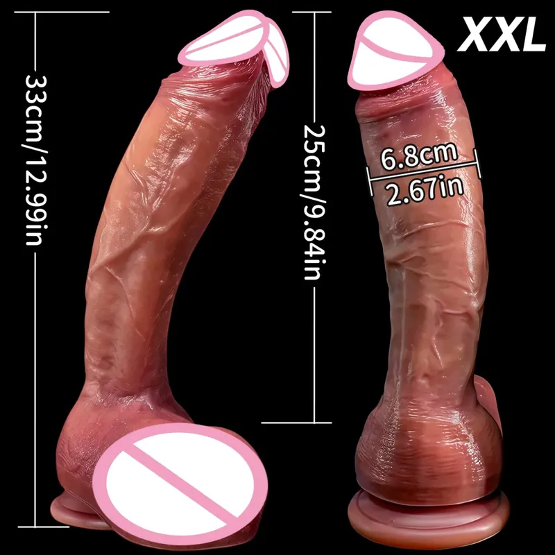 Realistisk dildo med sugkopp Enorma dildos Sexleksaker för vuxna för kvinnor män Fake Dick Stor penis Anal Butt Plug Erotisk Sex Shop 18+ — image 14