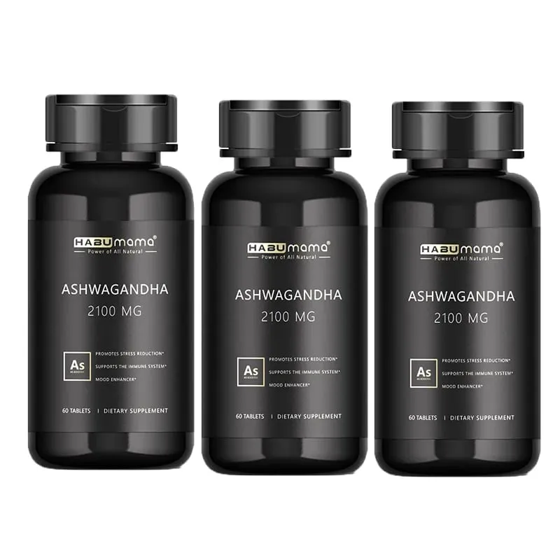 Suplemento energético Ashwagandha original, não transgênico, apoia a saúde reprodutiva, energizador natural