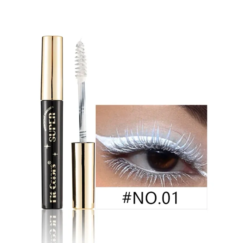 12 Colors Colored Mascara Waterproof Long-lasting Volumizing Curling Non-flaking Rainbow Eye Makeup Purple Blue Pink Green Red — image 9