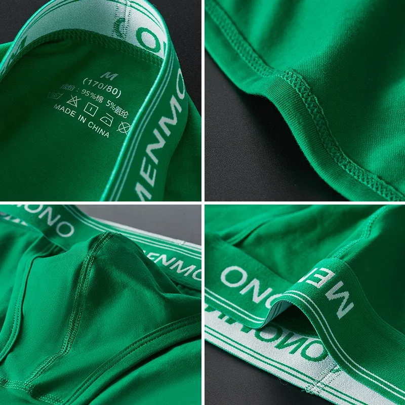 MEN cotton tide men's triangle bagong sexy low waist slim breathable youth personality U convex underwear men. — image 21