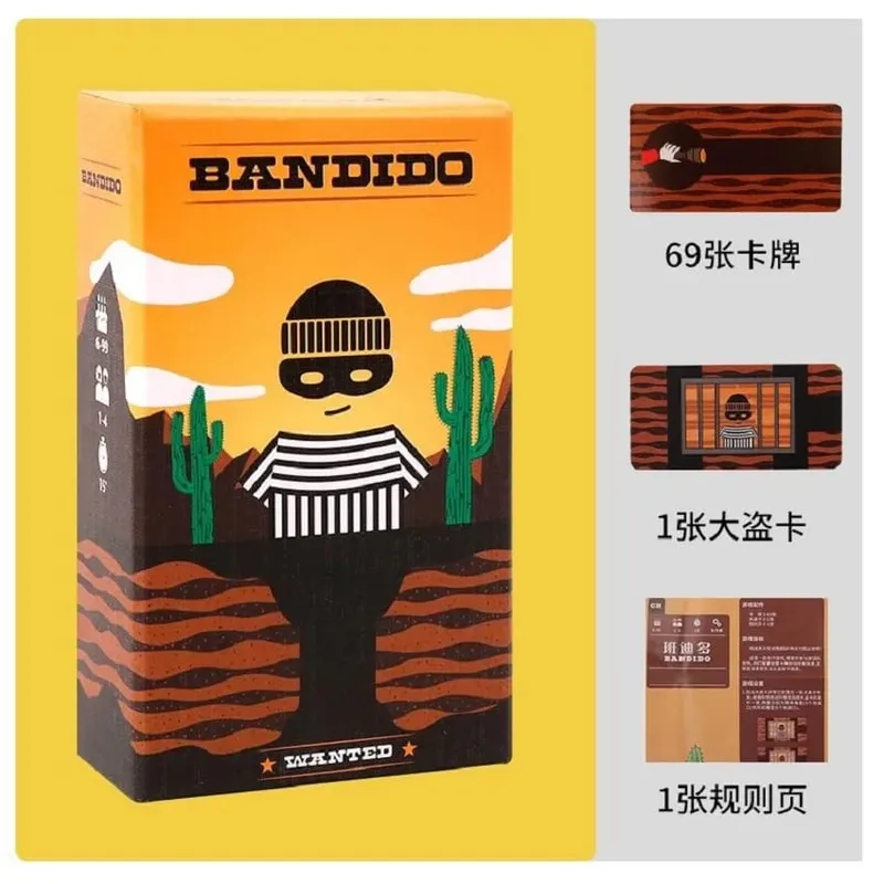 Bandido Bandida Cooperative Board Game Prison Break Strategy Card Game 1-4 Players Family Party Puzzle Tabletop Game For AllAges — image 3