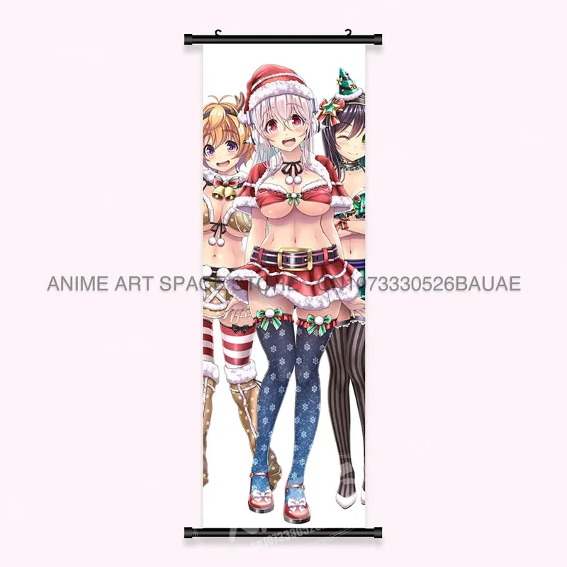 Video game Wall Artwork Canvas Scrolls Picture Anime Movie Role Poster Hanging Painting Print Home Decoration For SUPER SONICO — image 17