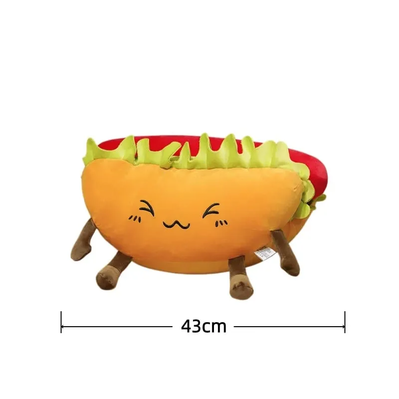 Corn Fries Chicken Leg Throw Pillow Simulation Food Plush Sofa Cushion Adorably Room Decor Toy Accompany Sleep Toy Creative Gift — image 13