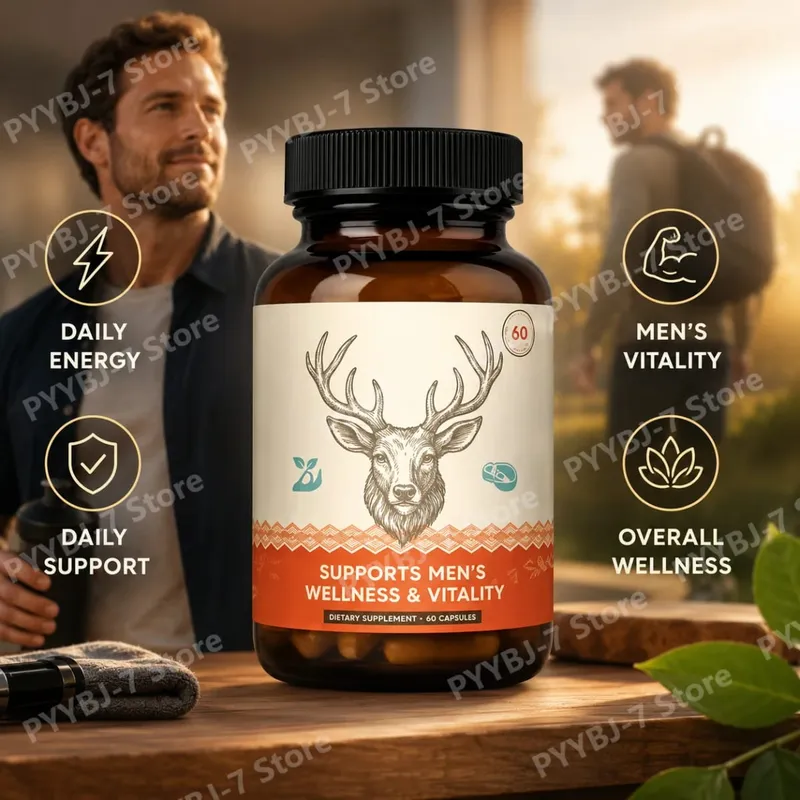 Arctic Herbal Blend Supplement for Men Daily Support for Energy Stamina Overall Wellness Daily Health Supplements 60 Capsules — image 2
