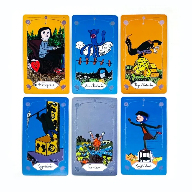 Tarot Cards A 78 Pcs Tarot Deck The Key That Opens The Door To The Coraline World Perfect For Spiritual Guidance & Collectors