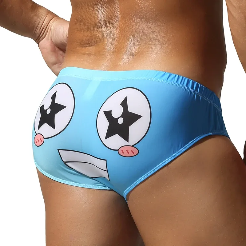 Roupa íntima triangular masculina com design fino de seda gelada, secagem rápida, alta elasticidade, cintura baixa, sexy, ajuste fino, moda jovem — image 6