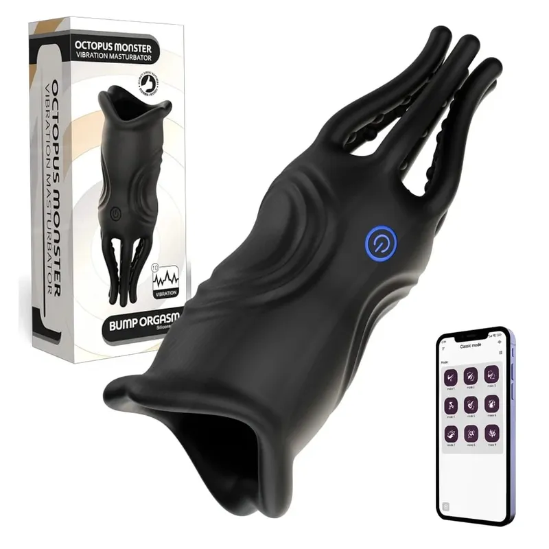Sex Toys for Men Male Vibration Masturbator Cup Tentacle Shaped Penis Vibrator Glans Trainer Oral Sex Machine Adult Supplies — image 1