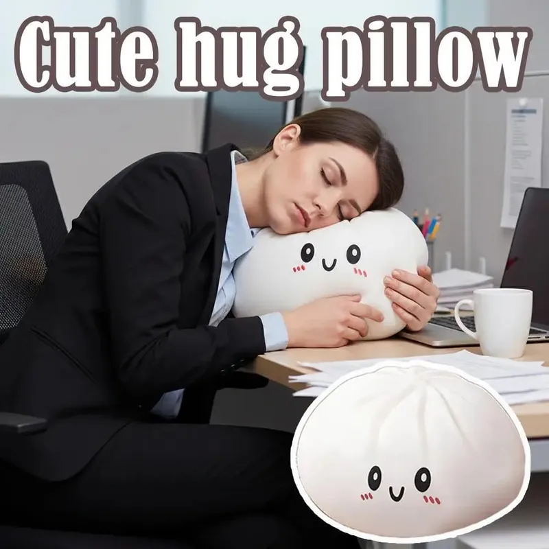 Giant Dumpling Squishy Soft Stuffed Hug Pillow Home Decoration Stress Relief Toy for Kids Stress Relief Fidget Toy