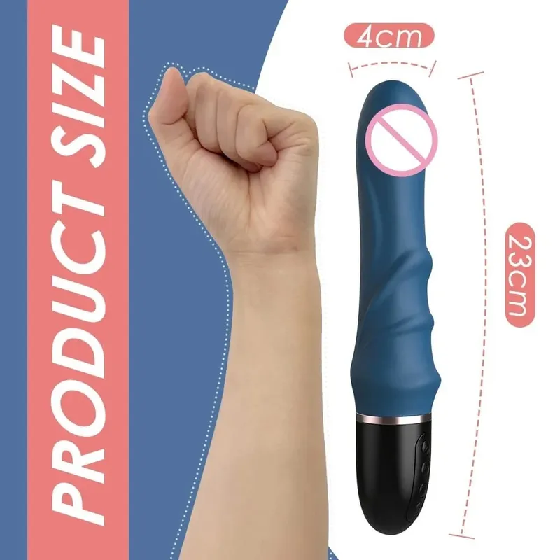 10 Modes Soft Silicone Vibrator for Women Big Dildo Massager Female Masturbator for Couples G-spot Clitoral Stimulator Sex Toys — image 5