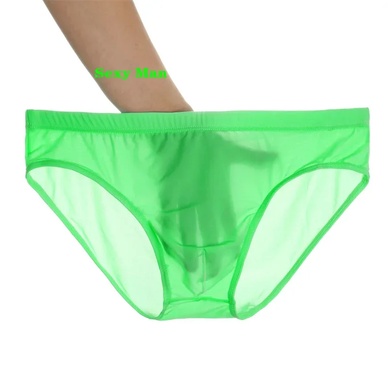 2 pçs ultra fino cuecas de seda gelo masculino plus size M-4XL cor sólida juventude translúcido cintura baixa respirável sexy calcinha masculina — image 12