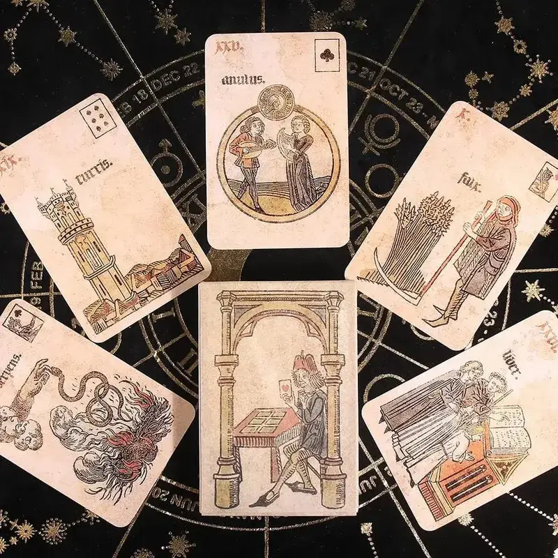 Silson Lenormand kolorowa 36-kartowa talia tarota Oracle gra karciana gra planszowa wróżenie — image 2