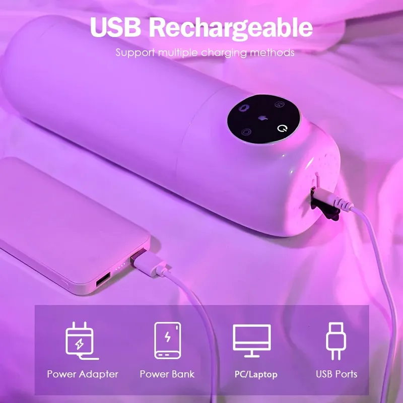 Automatic Rotating Male Masturbation Device - Sucking and Licking Sex Toy 100% Waterproof Penis Pump - Water-Filled Adult Male — image 5