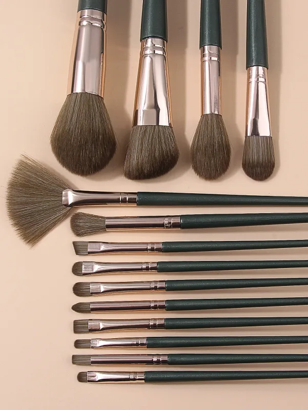 18Pcs Makeup Brush Set Soft Cosmetic Brushes for Powder Blush Eyeshadow Foundation with Beauty Sponge & Triangle Puff — image 6