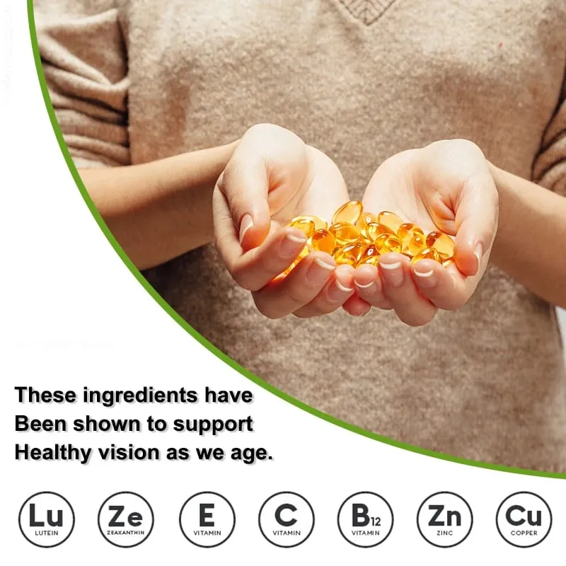 Alxfresh Lutein 40 mg With Zeaxanthin Health Supplements and Eyes Vitamins Supports Eye Strain Dry Eyes and Vision Health — image 3