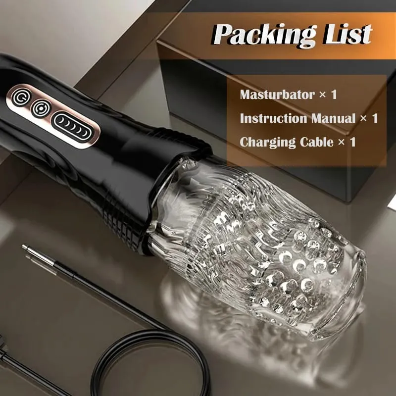 Com 5 velocidades de rotação e 10 modos masculino sucção masturbador 3d labia pênis massageador pênis glans trainer masturbador brinquedos masculinos — image 6