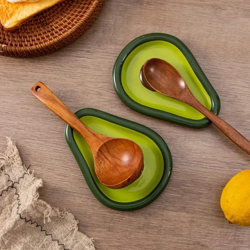 1pc ceramic spoon rest suitable for kitchen countertops used for spoons shovels spoons and egg beaters — image 2