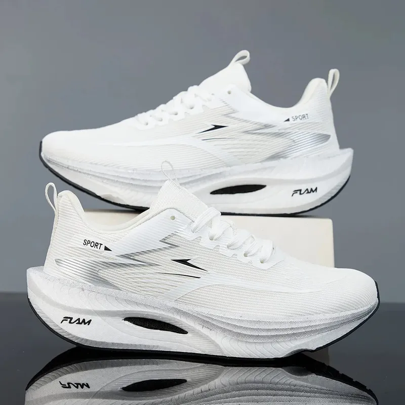 Men Sports Running Shoes Casual Marathon Breathable Lightweight Women's Comfortable Athletic Nonskid Walking Sneakers Outdoors — image 6