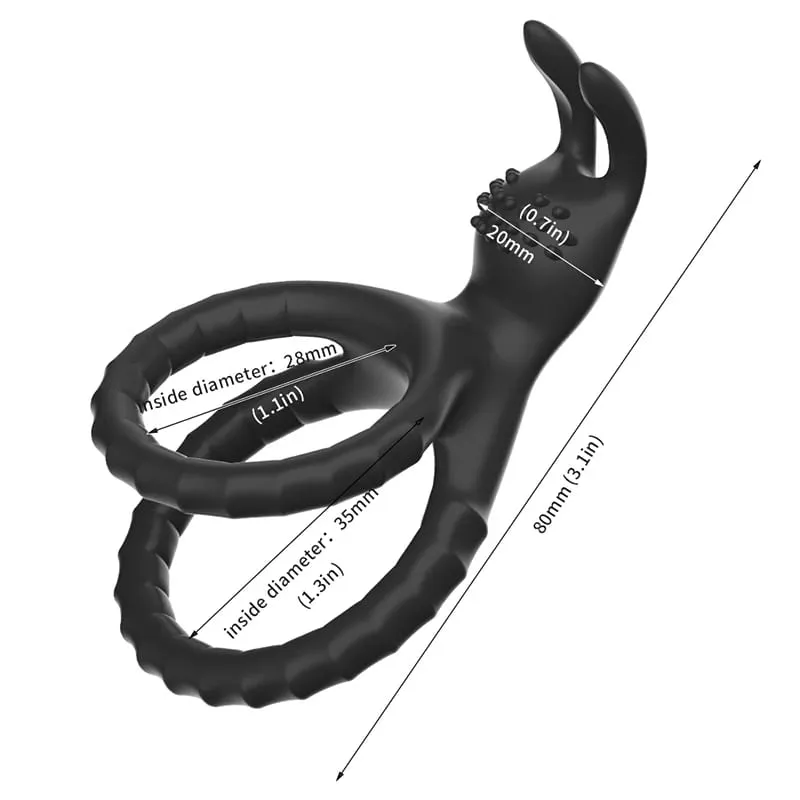 Silicone Semen Lock Ring Male Penis Ring Adjustable Delay Ejaculation Lasting Scrotum Lock Ring Sex Toys for Men Adult Products