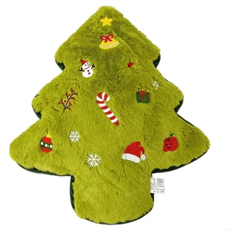 Plush Pillow Christmas Cushion for Bedroom and Sofa Decors Soft Stuffed Throw Pillow Holiday Decoration for Kids and Family — image 7