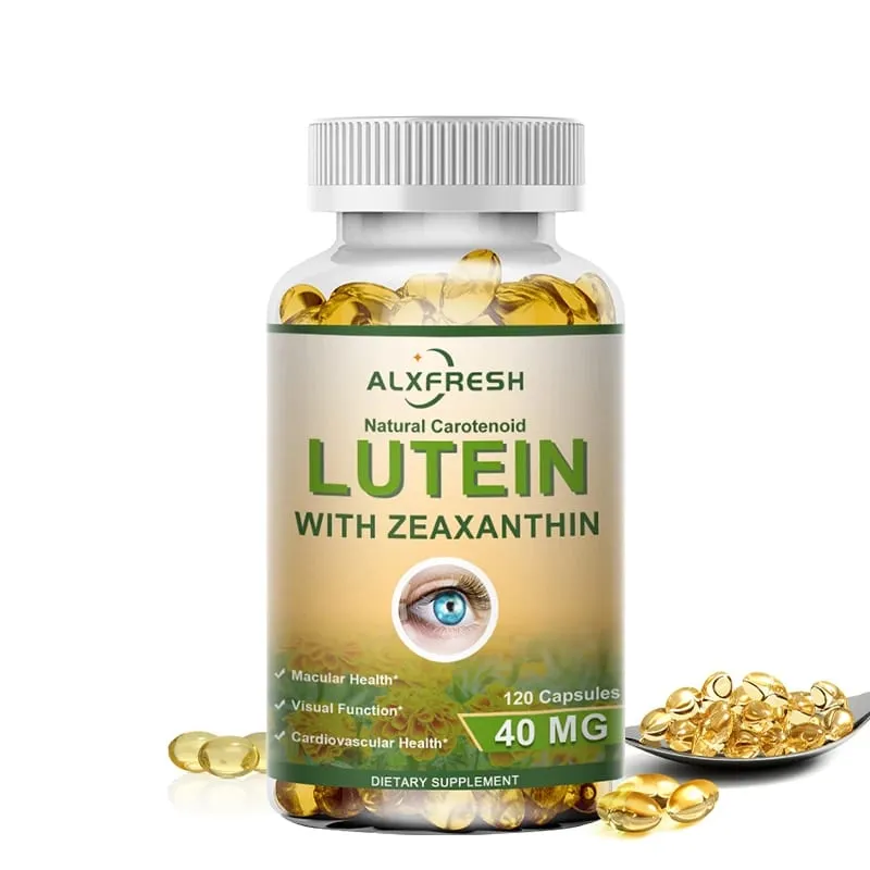 Alxfresh Lutein 40 mg With Zeaxanthin Health Supplements and Eyes Vitamins Supports Eye Strain Dry Eyes and Vision Health — image 6