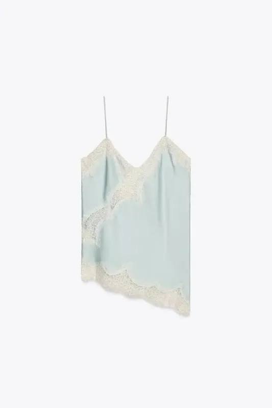 Vestido de cetim marrom com emenda de renda, elegante, bainha irregular, decote em v, costas nuas, sem mangas, vestido chique para mulheres, festa em clube — image 8