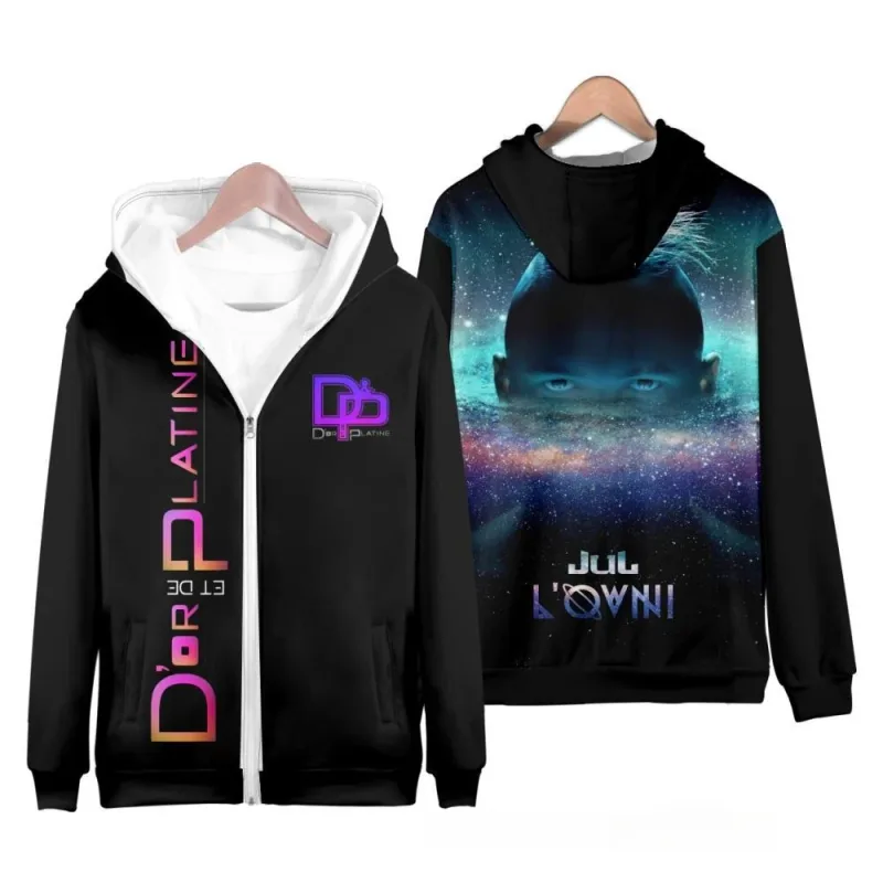 Rapper jul 3d impressão zíper hoodies das mulheres dos homens casual moletom com capuz com capuz agasalho de grandes dimensões pulôver homem casaco roupas — image 9