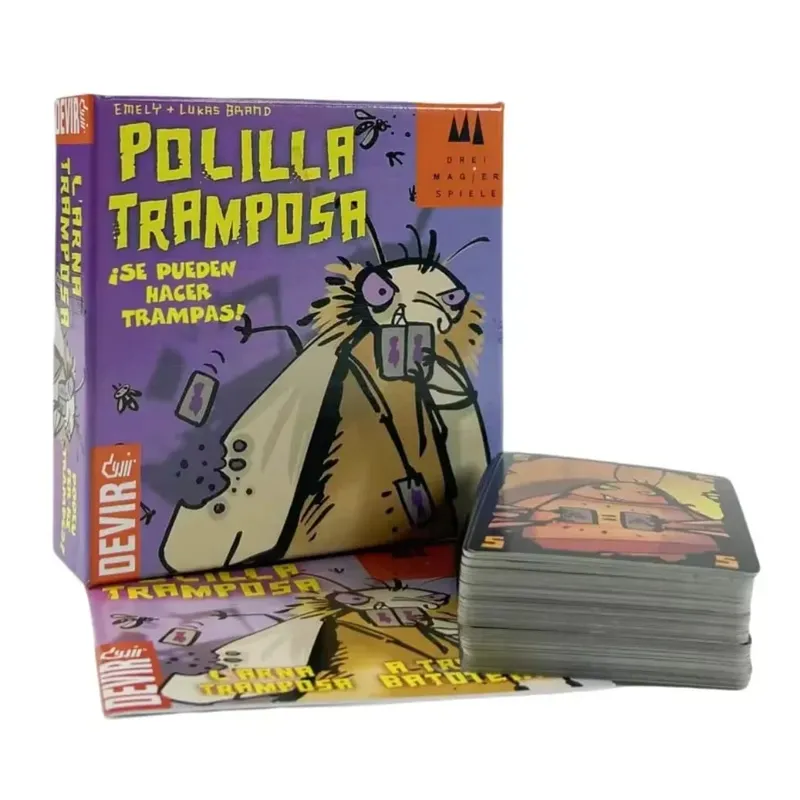 2026 Spanish Mogel Motte Polilla Tramposa Card Game Devir-game Moth Cheate For Family Party Interactive Toys — image 4