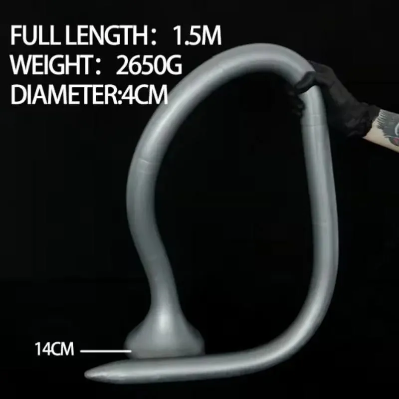 150cm Overlength Anal Dildo Deep Stimulator Silicone Long Anal Plug Malaking ButtPlug Prostate Massage Masturbator Sex Toys SexShop — image 5