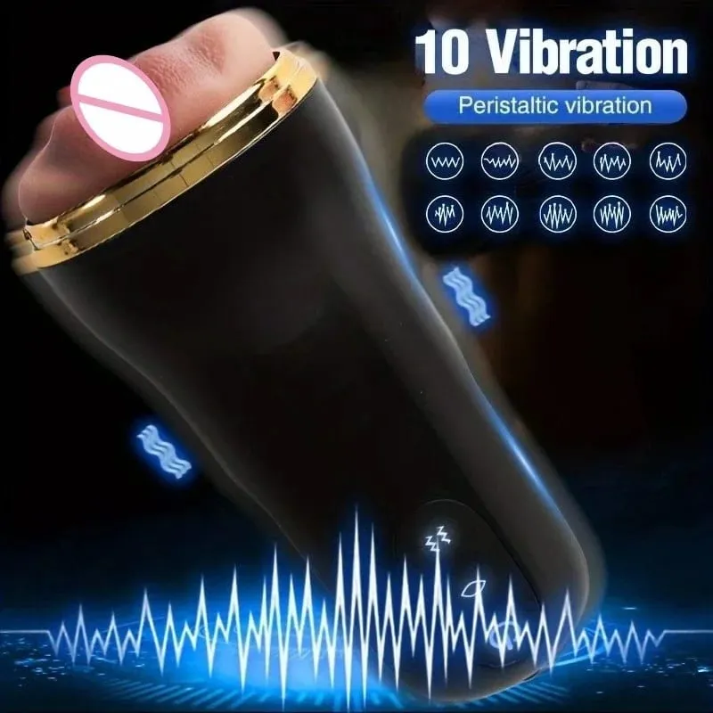 Automatic Male Masturbator Cup Realistic Vaginal Penis Vacuum Trainer Blowjob Penis Pump Glans Stimulation Adult Sex Toy for Men — image 2