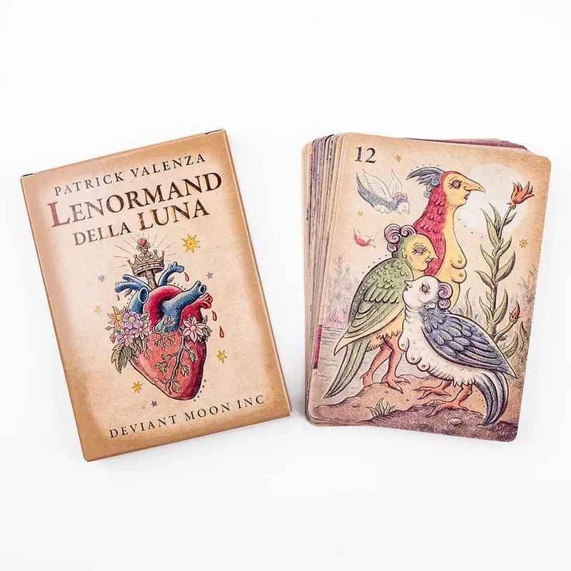 36Pcs Lenormand Della Luna Dek Tarot Kad Meja Permainan Kumpulan Untuk Parti Prapengiktirafan & Divinatio Set Oracle 7.3*10.2sm — image 4