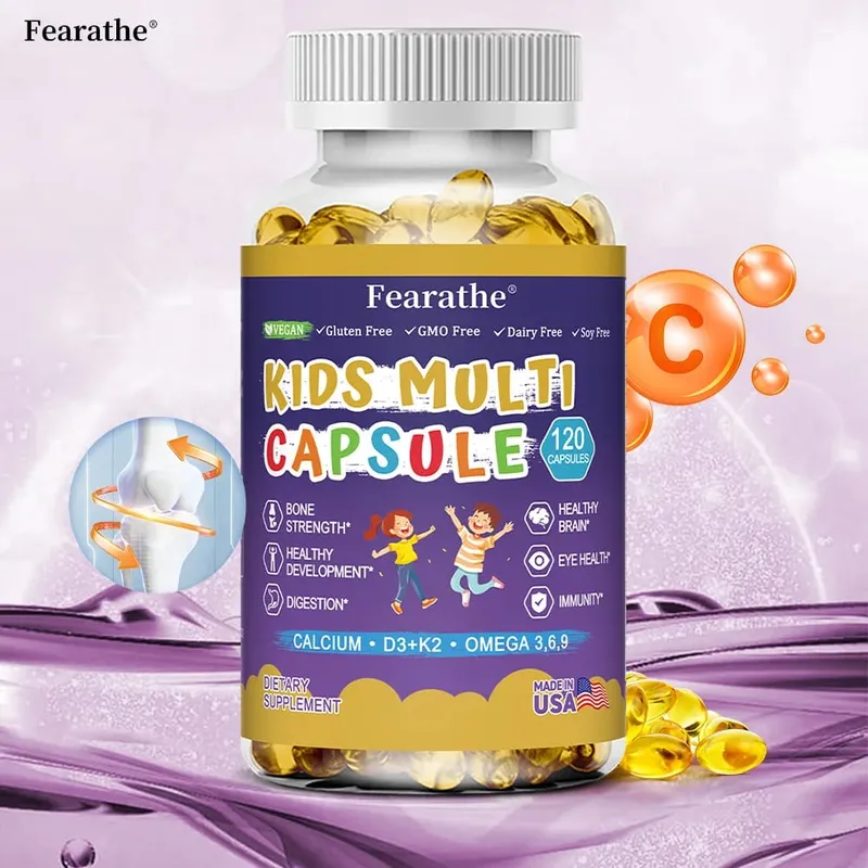 Kids Complete Nutrition Gummies na may Vitamin D3 Zinc at Iodine para sa Immune Support at Growth Support 60 Gummies — image 2