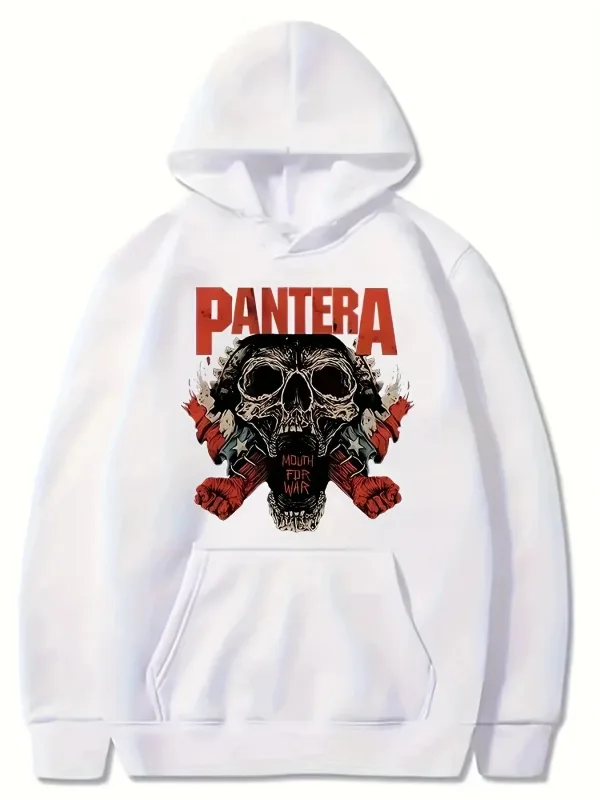 2026WinterNew Hoody PANTERA Band Pullovers COWBOYS FROM HELL Print Hoodies Men Women Vintage Fashion Hip Hop Oversized Swatsirts — image 9