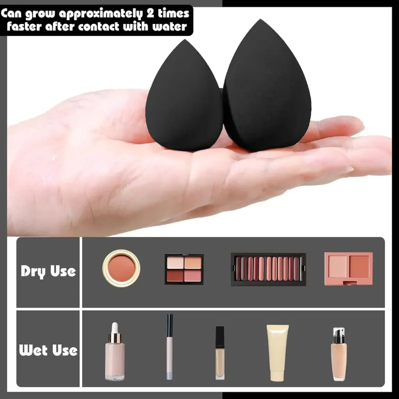 16Pcs Professional Makeup Brush Set Eye Shadow Contouring Foundation Highlight Setting Powder Blending Makeup Sponge Powder Puff — image 6
