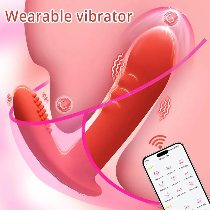 Suprimentos para adultos app controle vibrador vibrador vagina vibrador feminino clitóris estimulador masturbação adulto brinquedo sexual para o sexo feminino — image 2