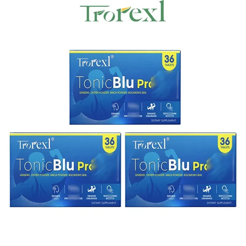 36-360 Comprimidos Azuis Comprimidos Produto de Saúde Men Power Fórmula Clinicamente Comprovada