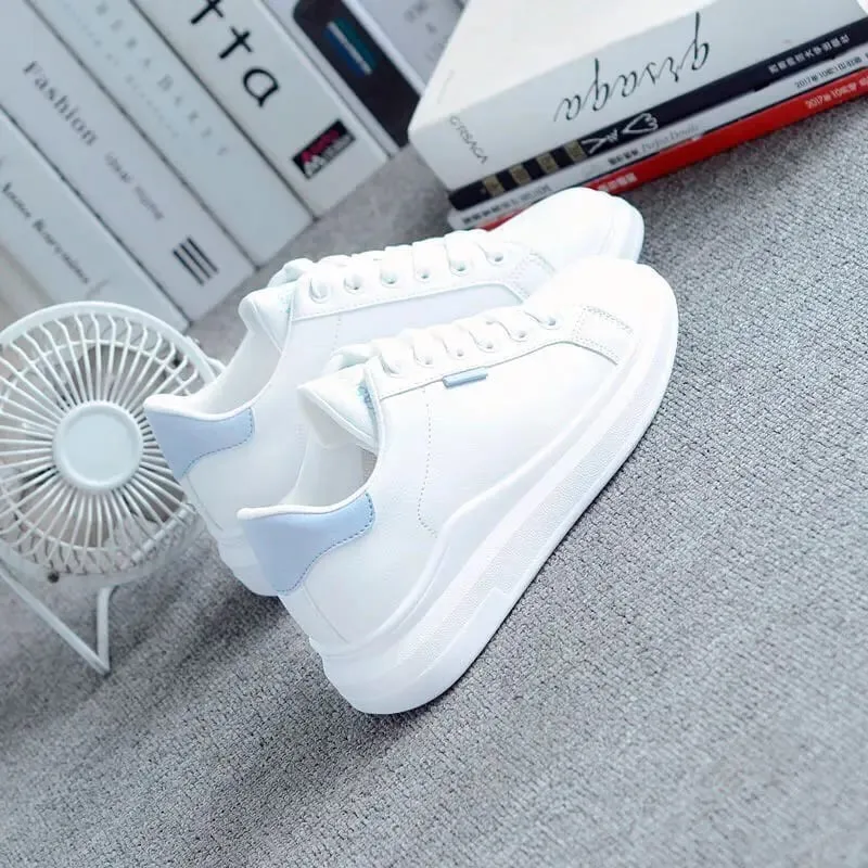 Shoes 2025 Women Running Spring Autumn Fashion White Breathable Embroidered Flower Lace-Up Casual Sneakers Zapatos De Mujer — image 3