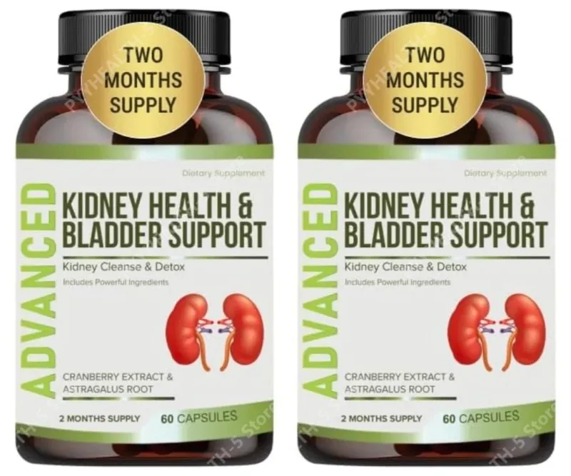 Kidney Cleanse Detox Capsules Bladder Urinary Support with Chanca Piedra Cranberry Juniper Berries Vegetable Capsule 60 Counts — image 7