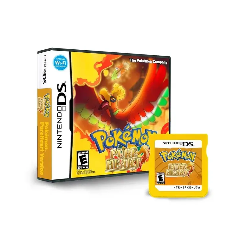 Anime Pokemon Series NDS Game Cartridge Video Game Console Moemon Silver Yellow KAIZO MoonBlack2 Hobby Collection Gifts Toys — image 26