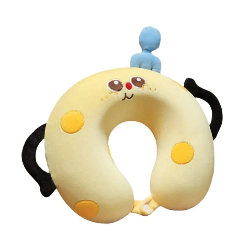 U-Shaped Pillow With Box Plush Sleep Neck Protection Pillow Office Cushion Cute Lovely Travel Pillows For Children/Adults — image 7