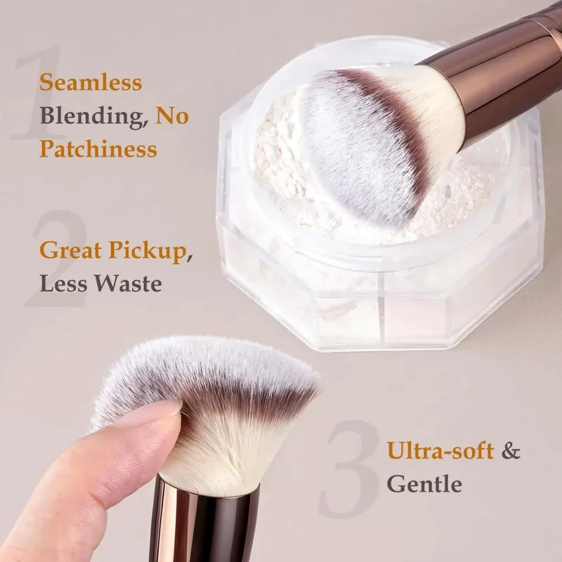 Bộ Cọ Trang Điểm Du Lịch Có Hộp Đựng 20 Bộ Trang Điểm Đa Năng Tinh 18 Chiếc Cọ Trang Điểm Phấn Nền Phấn Má Hồng — image 3