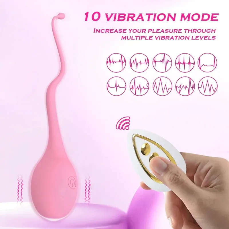 Remote Control Vaginal Vibrator Para sa Mga Babae Nipple Clitoris Stimulator Magsuot ng Vibrating G-Spot Love Egg Massager Mga Sex Toys para sa Matanda — image 2