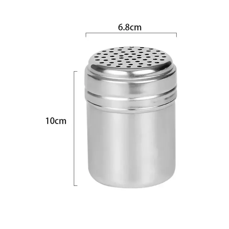 Multi-purpose Stainless Steel Seasoning Jar Salt Sugar Bottle Rotating Cover Spice Pepper Shaker Spice Jar Kitchen Gadgets — image 12